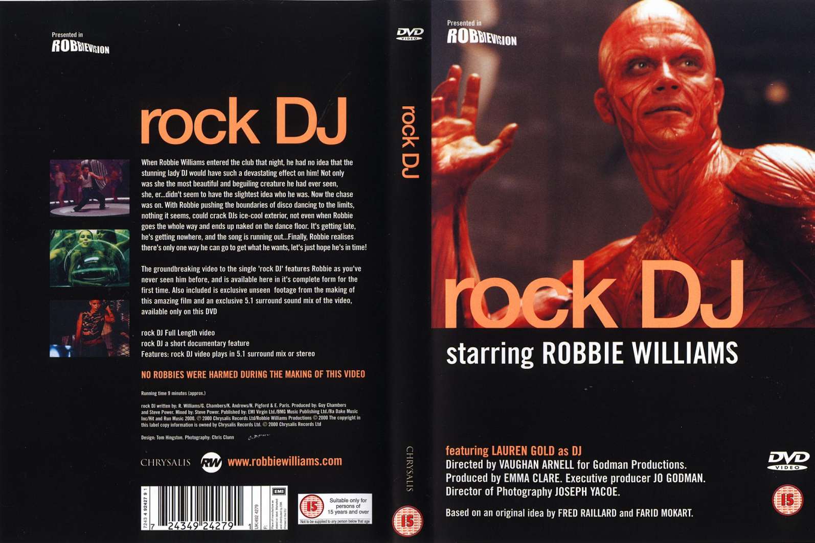 Robbie Williams Rock DJ Front DVD Covers Cover Century Over 1 